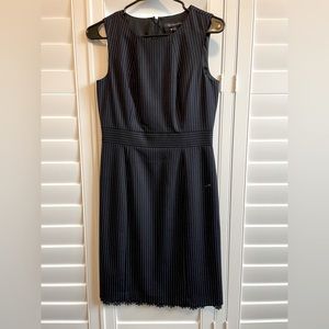 Brooks Brothers Navy Pinstripe Sheath Dress